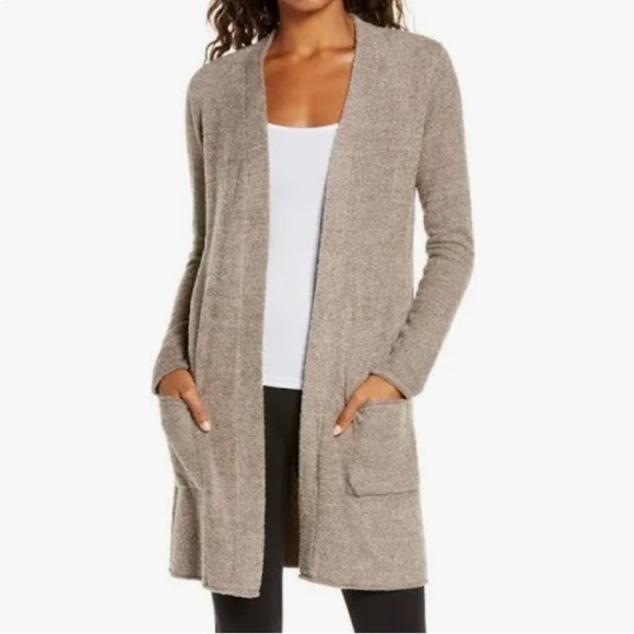 Barefoot Dreams Sweaters - Barefoot Dreams XL Cozy Lite Open Front Long Cardigan